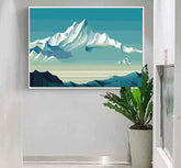 Painting by Numbers High Mountains